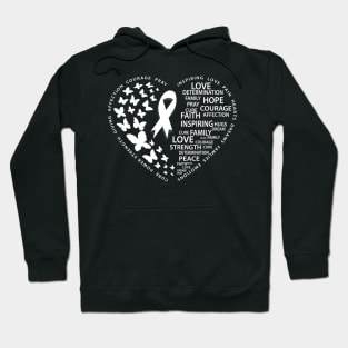 Fibromyalgia Awareness Heart Hoodie